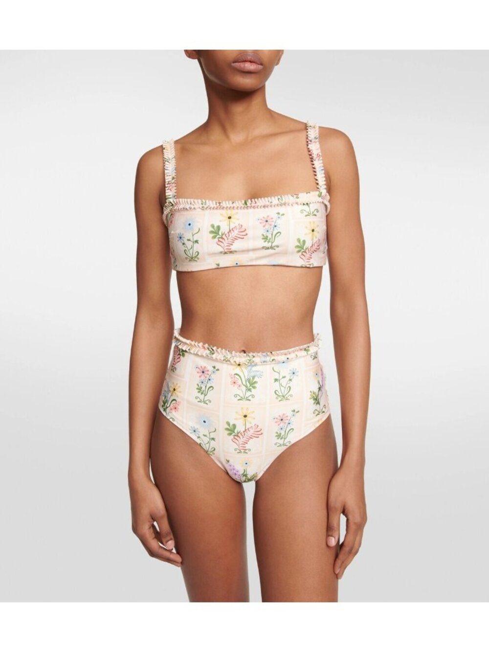 NWT Agua by Agua  Bendita Nopal & Olmo Pradera Bikini Set Multicolor Size XL/L